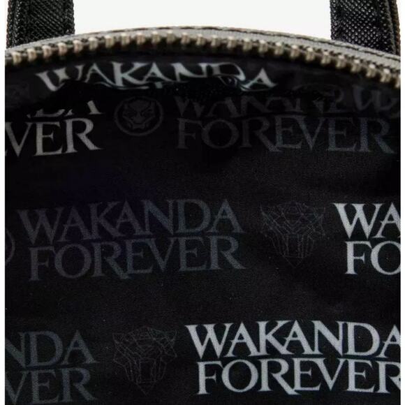 NEW Loungefly Marvel Black Panther Wakanda Forever Figural Panther Mini Backpack - Picture 3 of 11